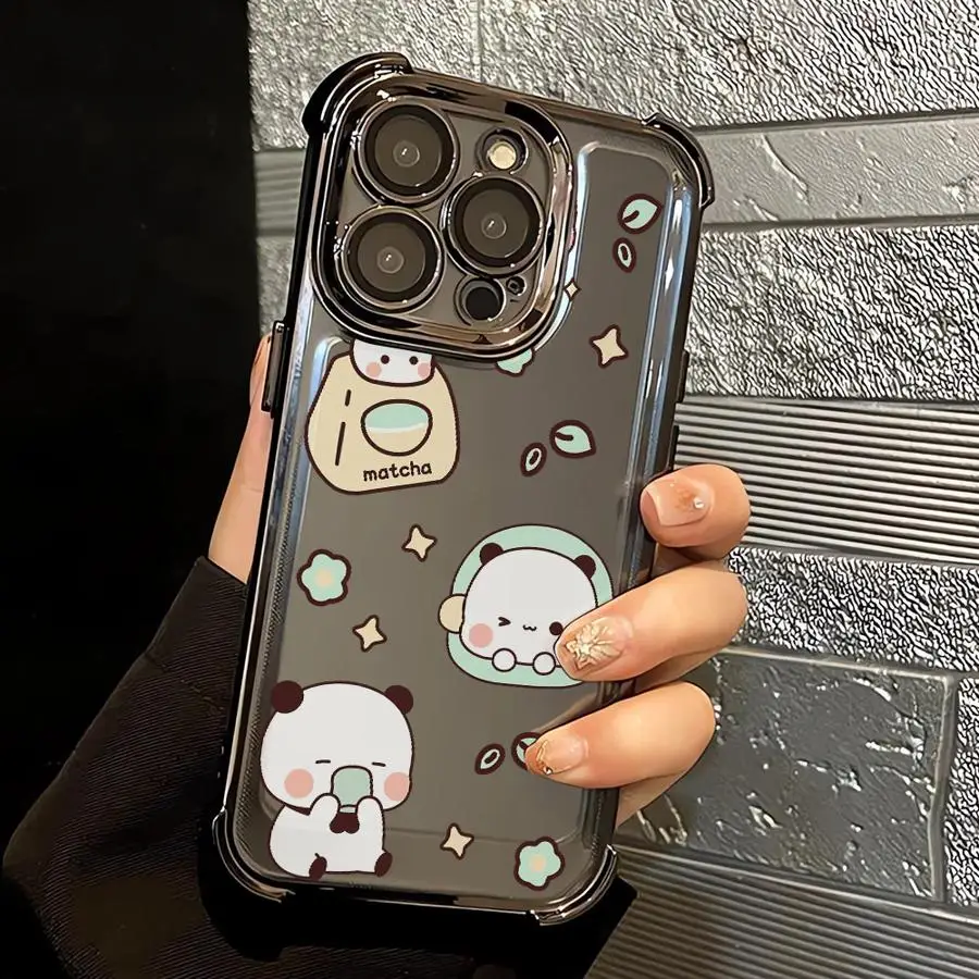 Cartoon Cute Bubu Yier Case for iPhone 11 13 16 Pro Max 12 15 Plus 14 Phone Cover