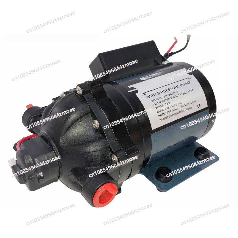 7GPM 60PSI Hy70601t Agriculture Diaphragm Pumps 12v Dc Small Electric Motor Water Pump