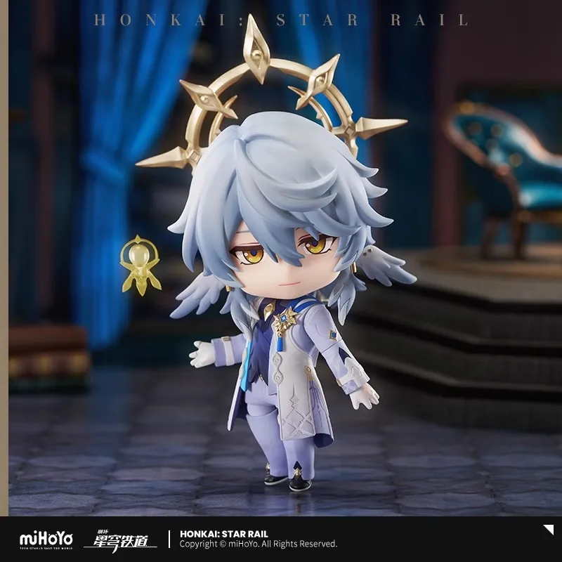 [Genuine] Game Honkai Star Rail Sunday Cosplay Cartoon Dolls Anime 100mm ABS&PVC Ornaments Halloween Acrylic Color Paper Gifts