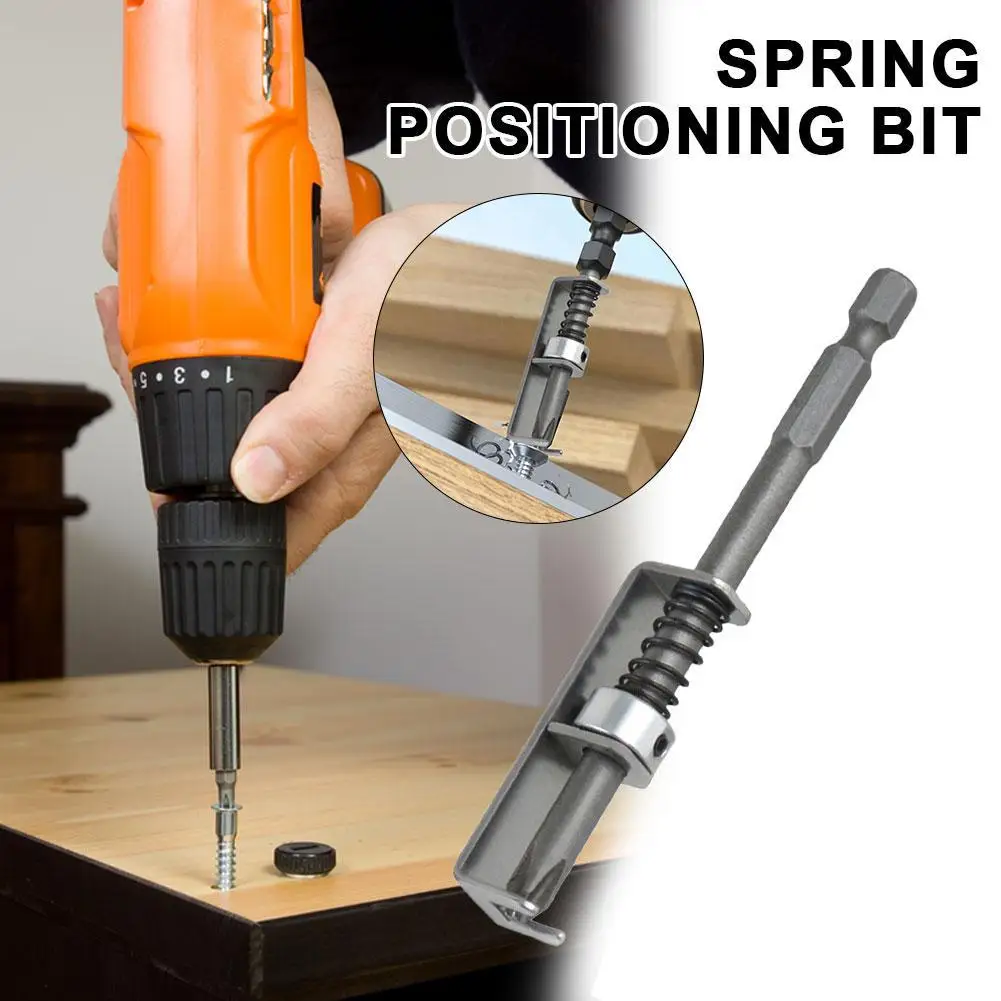 Spring Loaded Screw Holder Bit Anti-Drop Screwdriver Accessory for Electric Drill DIY Repair & Home Maintenance