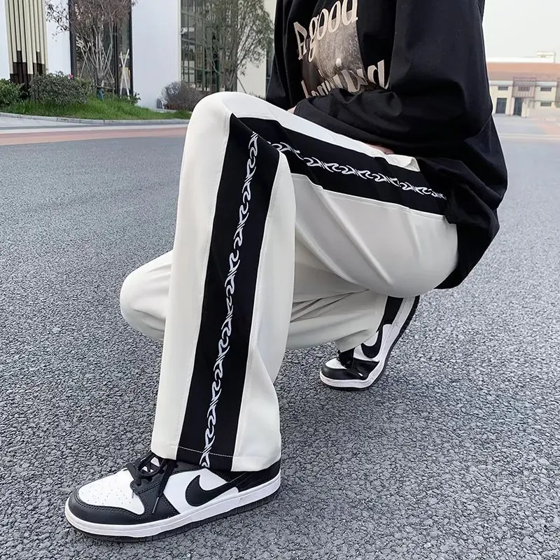 

Men's Pants Male Summer New Fashion Mens Cozy Trousers Minimalist Style Jogging Baggy Lightweight Casual Straight-leg Pants