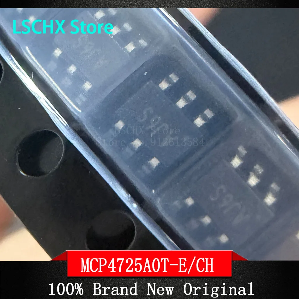 5pcs MCP4725A0T-E/CH MCP4725A1T-E/CH MCP4725A2T-E/CH SOT-23 digital-to-analog converter