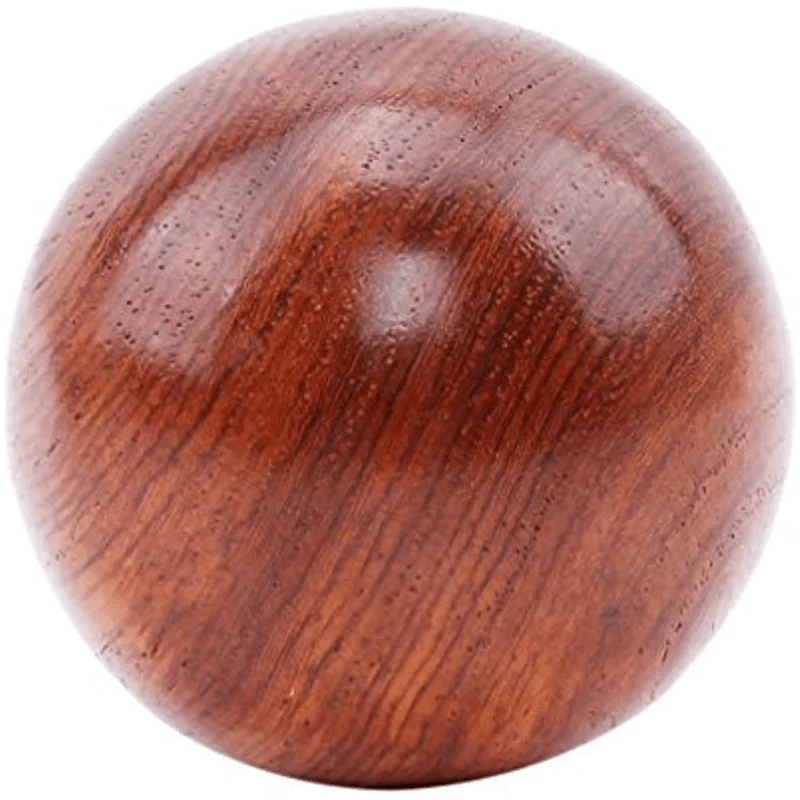 1pc Wooden Therapy Exercise Stress Balls With Rosewood For Hand, Finger & Grip Strengthening