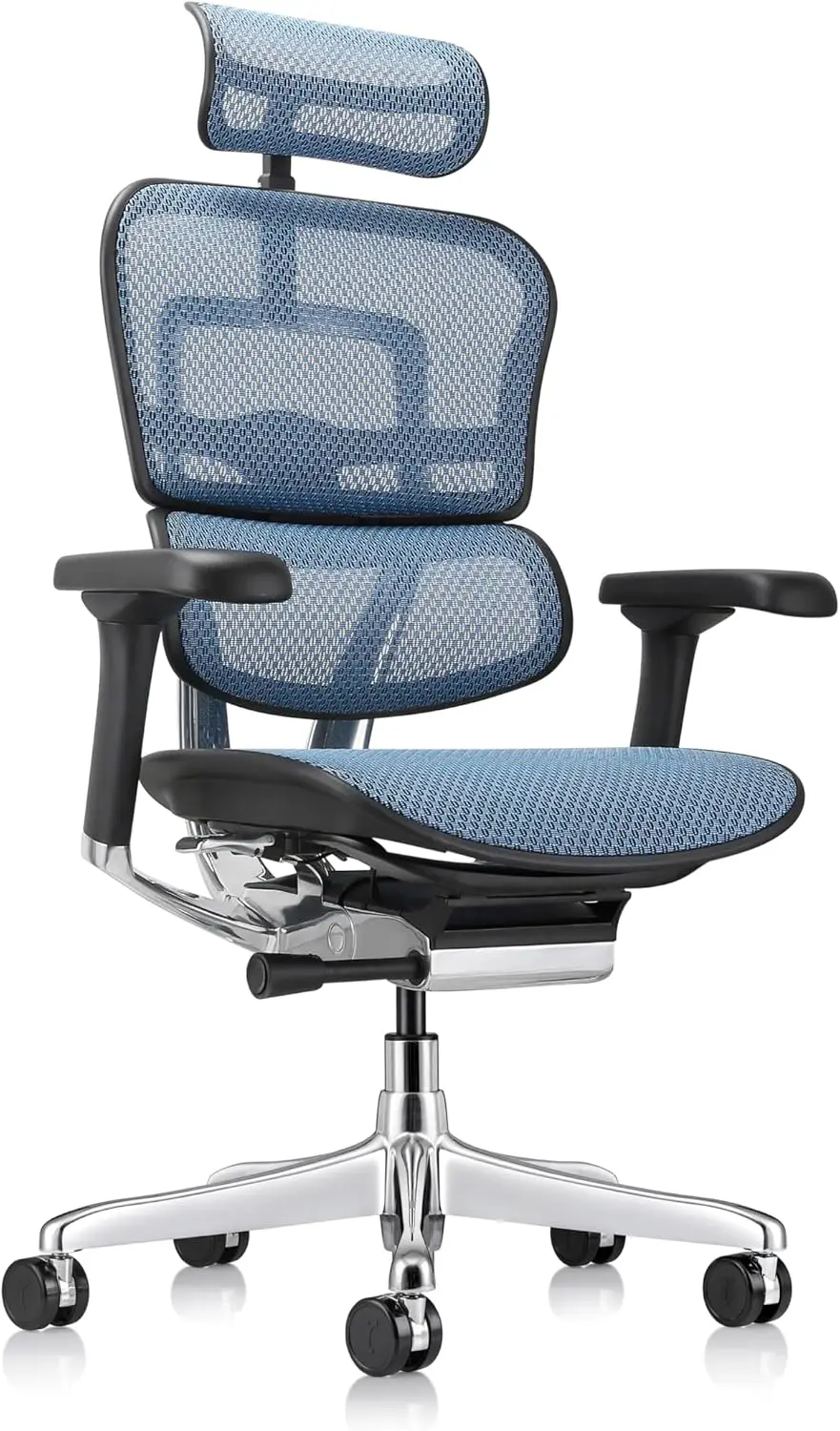 Ergohuman Eurotech Gen2 High Back, Mesh Executive Office Chair With Adjustable Lumbar Support – Ergonomic Tilt Control, Seat