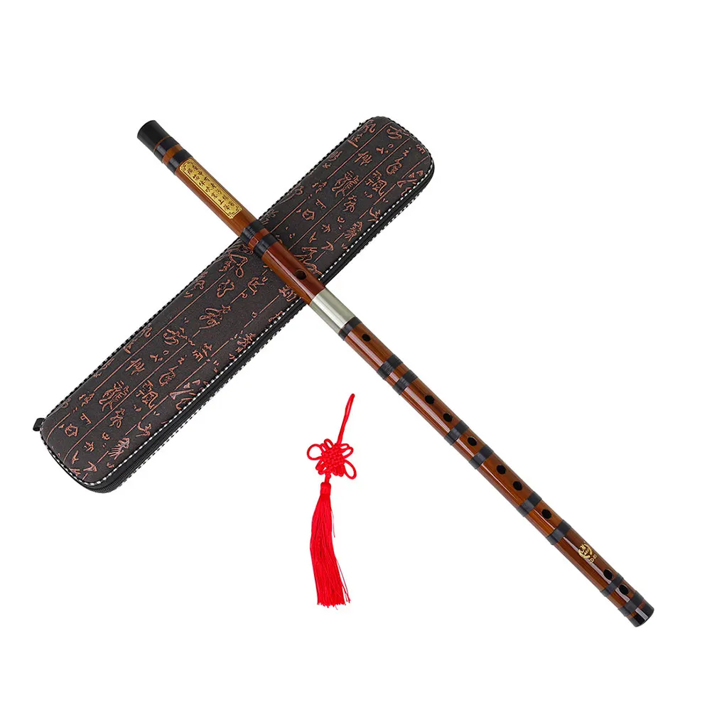 

Bamboo Beginner Suit Chinese Dizi Musical Instrument Kids Gift Introductory Beginners Flute Portable Flute Practical Durable