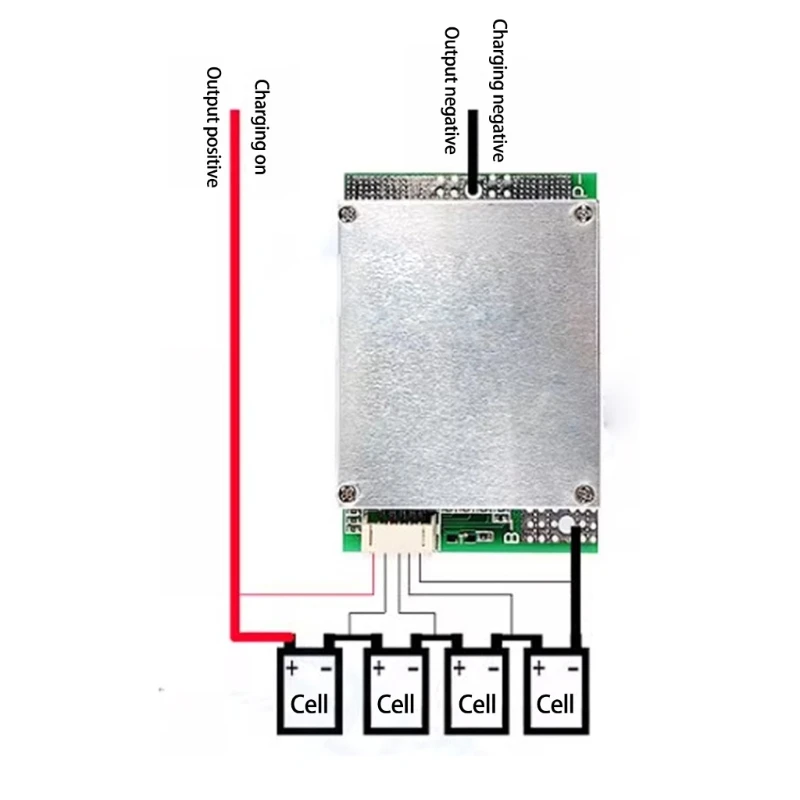 4S LiFePO4 100A 12V Battery Protective Board Through Intelligent Control 