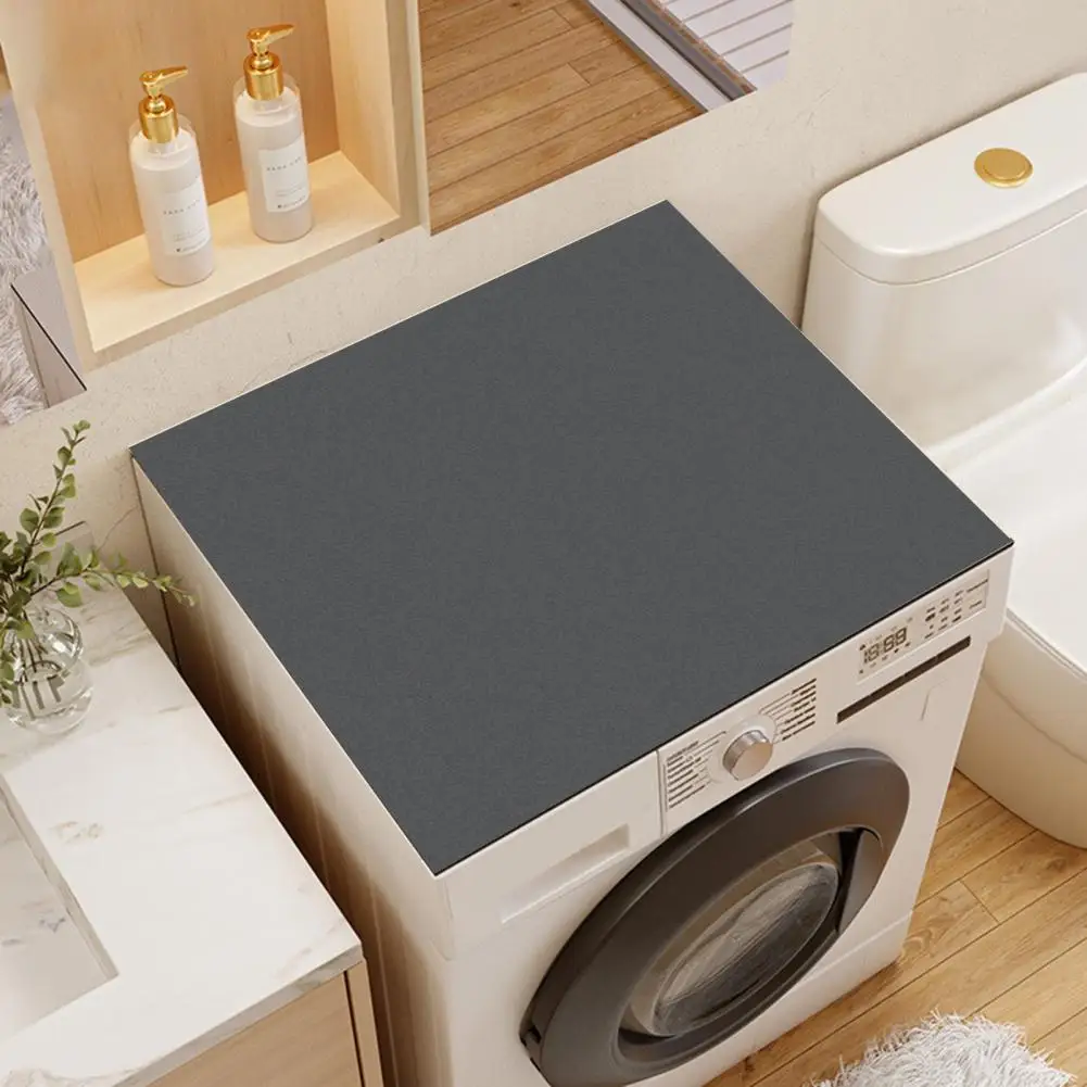 Curl Storage Mat Noise-reducing Washing Machine Mat Anti-slip Base Washing Machine Top Cover Spill-proof Fridge Microwave Cloth