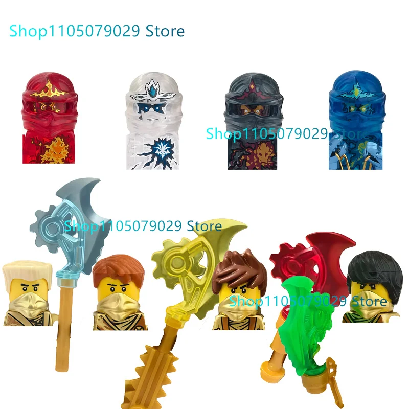 New Anime Cartoon TV Ninja Toy Dragons Lloyd Jay Kai Zane Nya Cole Bricks Building Blocks DIY Gifts