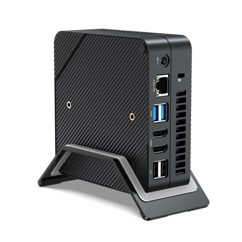 MINISFORUM Manufacture Newest UM560XT AMD Ryzen 5 5600H CPU Portable 4K Computador Win11 Desktop Barebone Mini PCs for Office