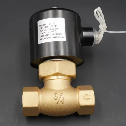 Imagen 2 del producto Válvula Solenoide de alta temperatura DC24V AC220V de alta presión, válvula de agua de 1/2 ""3/4"" 1 "", normalmente cerrada, para vapor líquido o gas