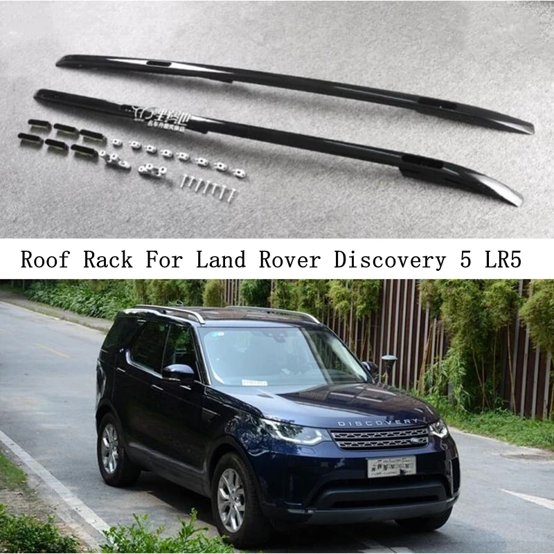 Roof Rack For Land Rover Discovery 5 LR5 2017-2023 Aluminum Alloy Rails Bar Luggage Racks Carrier Bars Top Rail Boxe