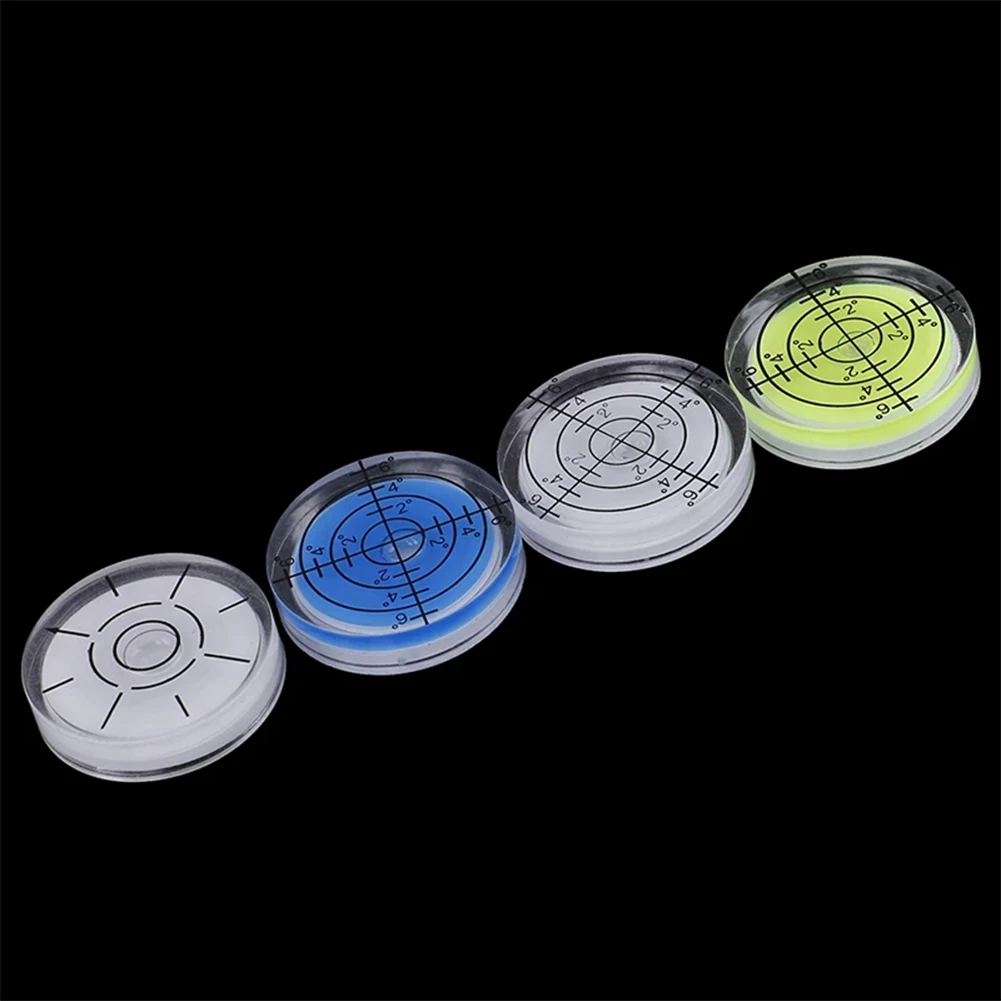 1Pcs 32mm Bubble Degree Mark Surface Level Round Circular Measuring Meter Acrylic Horizontal Mini Bubble Level