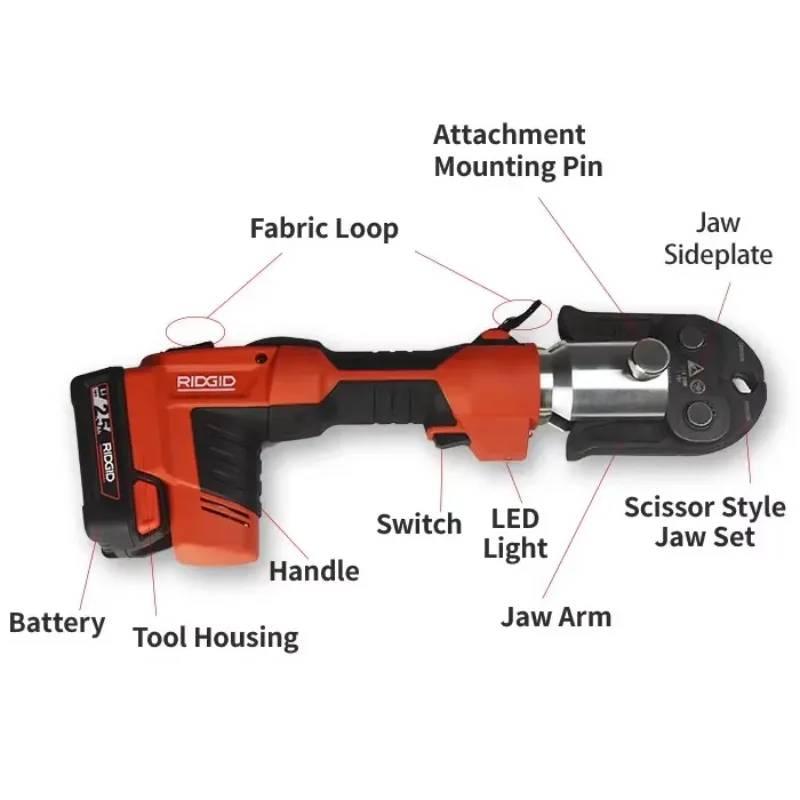 2025 hot sale RIDGID 306 Electric Power Hvac Copper Pipe Crimping Tools Crimper