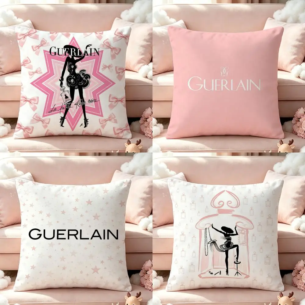 Brand‑GuerlainS Cushion Cover Pillow Multi‑size Short Plush Pillow Cute Simple Style For Living Room Bedroom Birthday Gift