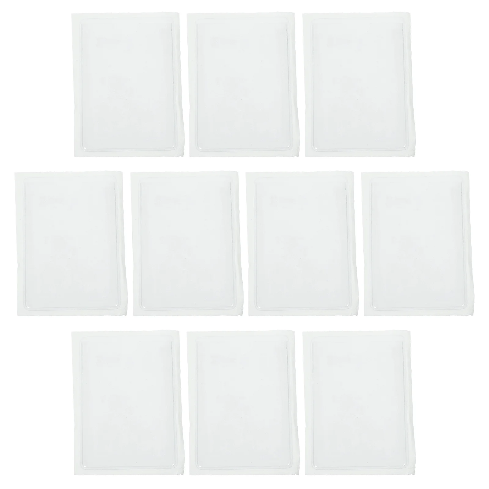 10pcs Self-adhesive Pocket Clip Label Sticker Card Holder Sticky BadgePackage (vertical 10*72) Specifications