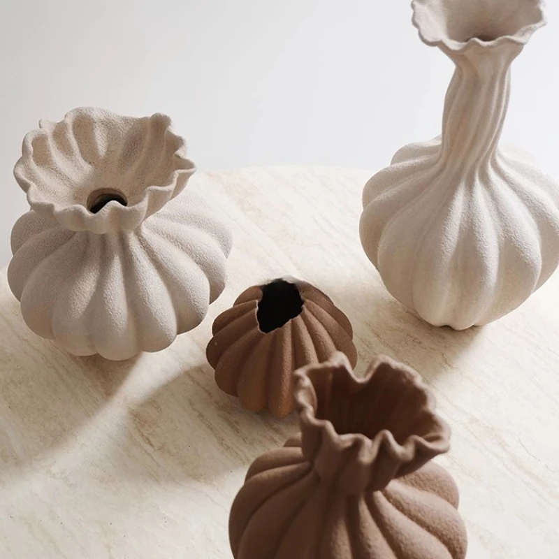 

French vase high-end ornament, living room art decoration, antique home blogger flower arrangement