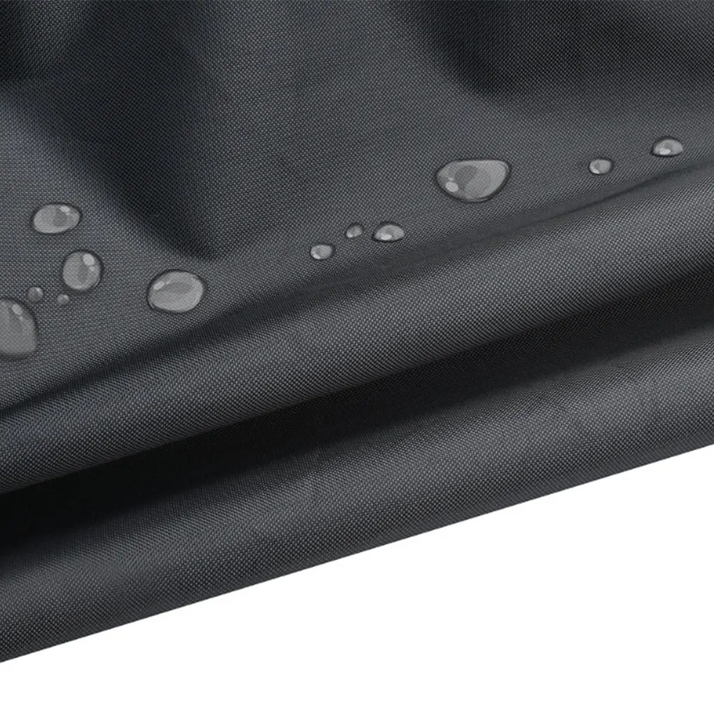 غطاء حماية لجهاز المشي قابل لإعادة الاستخدام ومتين من قماش أكسفورد سهل التنظيف في الوقت التالي جهاز المشي باللون الأسود 200*95*150 سم