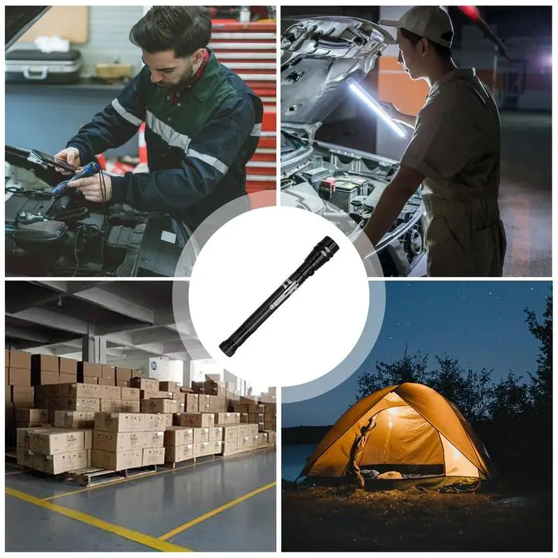 Led Work Light Magnetic Telescoping Magnet Pickup Extendable Grill Light Outdoor Lighting Outdoor Gear For Camping Hiking