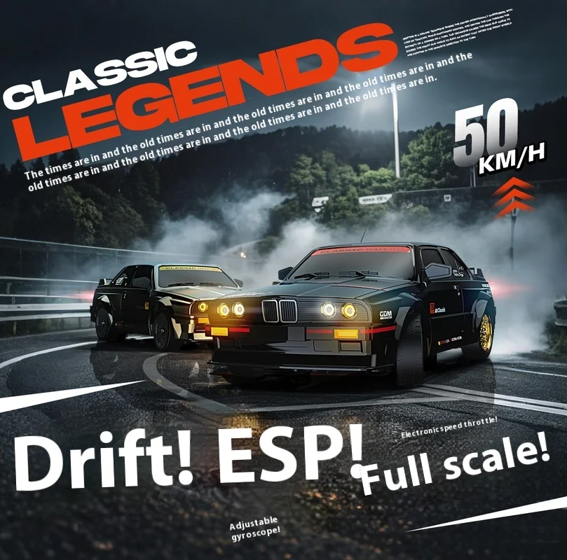 New 1:16 2.4g Full Proportion Simulated Remote Control Car High-Speed Four-Wheel Drive Professional Drift Car With Esp Gyroscope