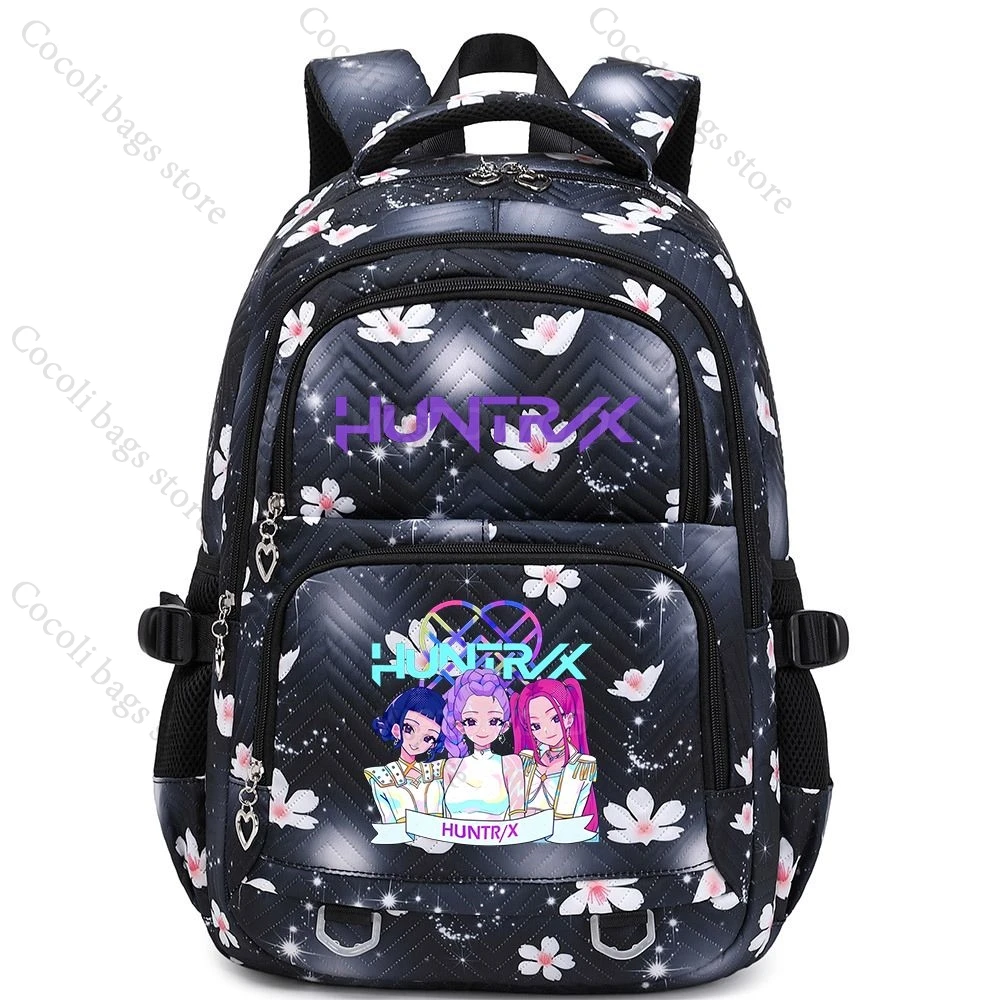 حقيبة ظهر مطبوعة من KPop Demon Hunters للأطفال ذات سعة كبيرة حقيبة ظهر مدرسية للأطفال حقيبة ظهر مدرسية للبنات