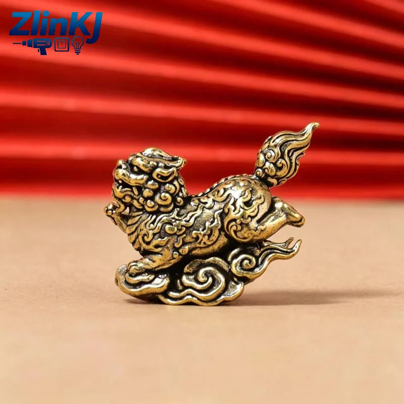 Brass Vintage Xiangyun Pixiu Ornaments To Attract Wealth Pixiu Copper Ornaments Desktop Decoration Crafts