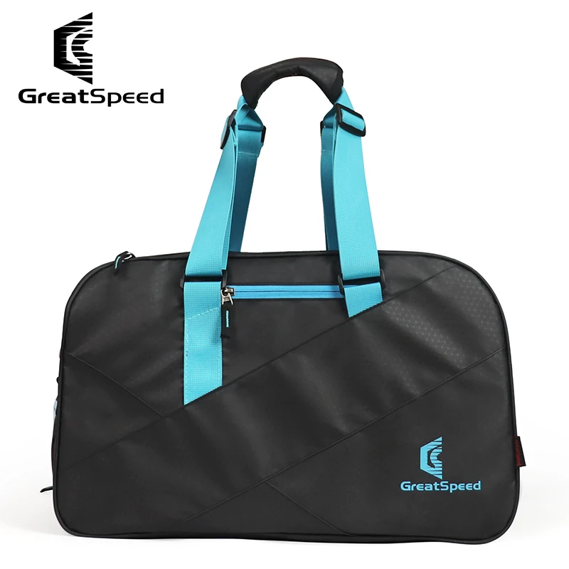 Nuova borsa per racchetta GREATSPEED con scomparto per racchetta indipendente e scomparto per scarpe design borsa da allenamento sportiva per tennis