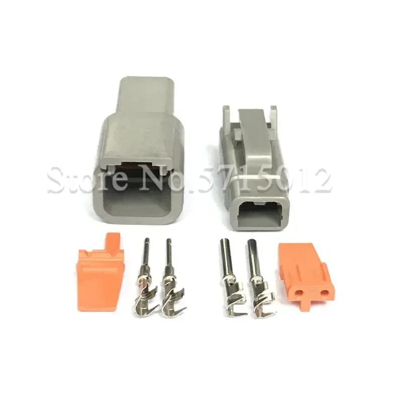 2 Hole DTM DTM06-2S / ATM06-2S DTM04-2P / ATM04-2P Waterproof Electrical Connector Inlet Air Temperature Sensor Plug