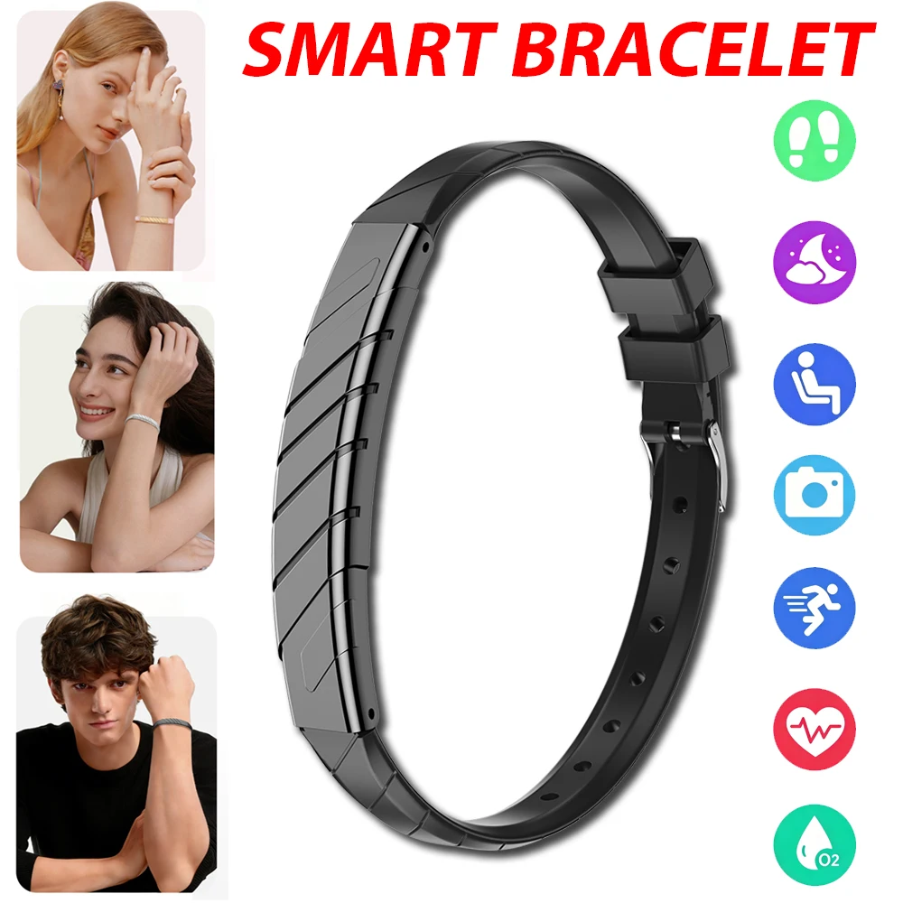 

2026 New Bluetooth Smart Bracelet Health Heart Rate Sleep Stress Monitoring Sport Fitness Tracker Smart Wrist Watch Women Men