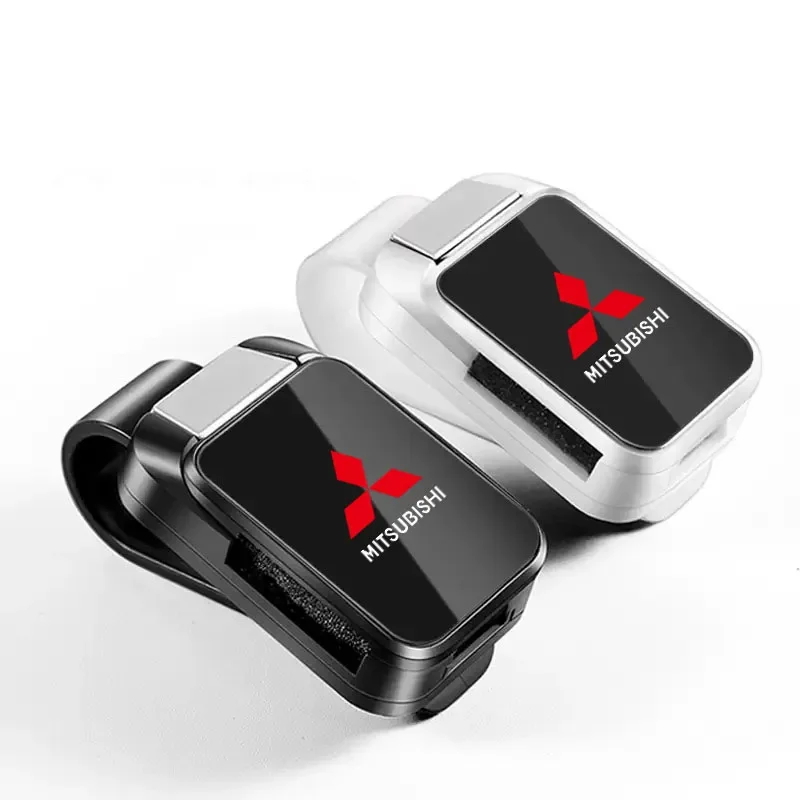 

Car Sunglasses Holder Clip for Mitsubishi All Models Outlander Lancer ASX Sun Visor Glasses Holder Interior Accessories