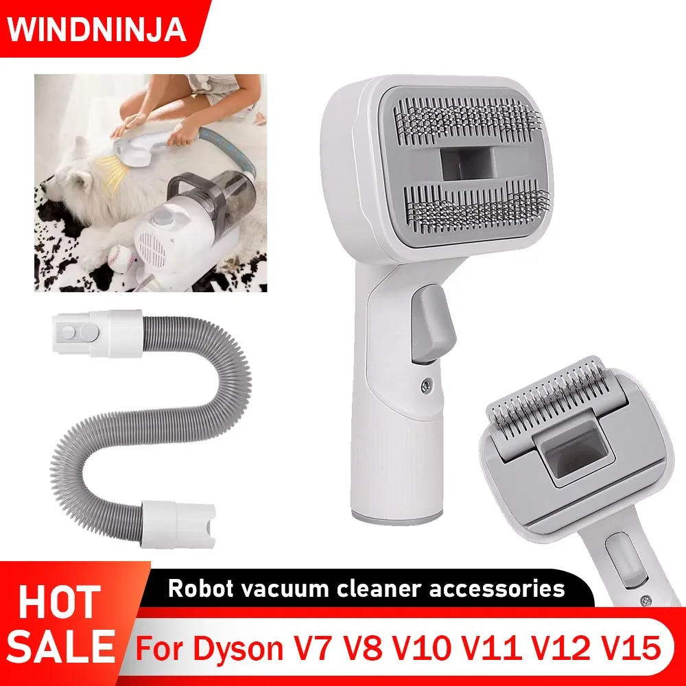

Щетка для ухода за домашними животными для Dyson V7 V8 V10 V11 V12 V15 Вакуумная щетка для ухода за собаками и кошками Инструмент для удаления шерсти Расческа для удаления грабли