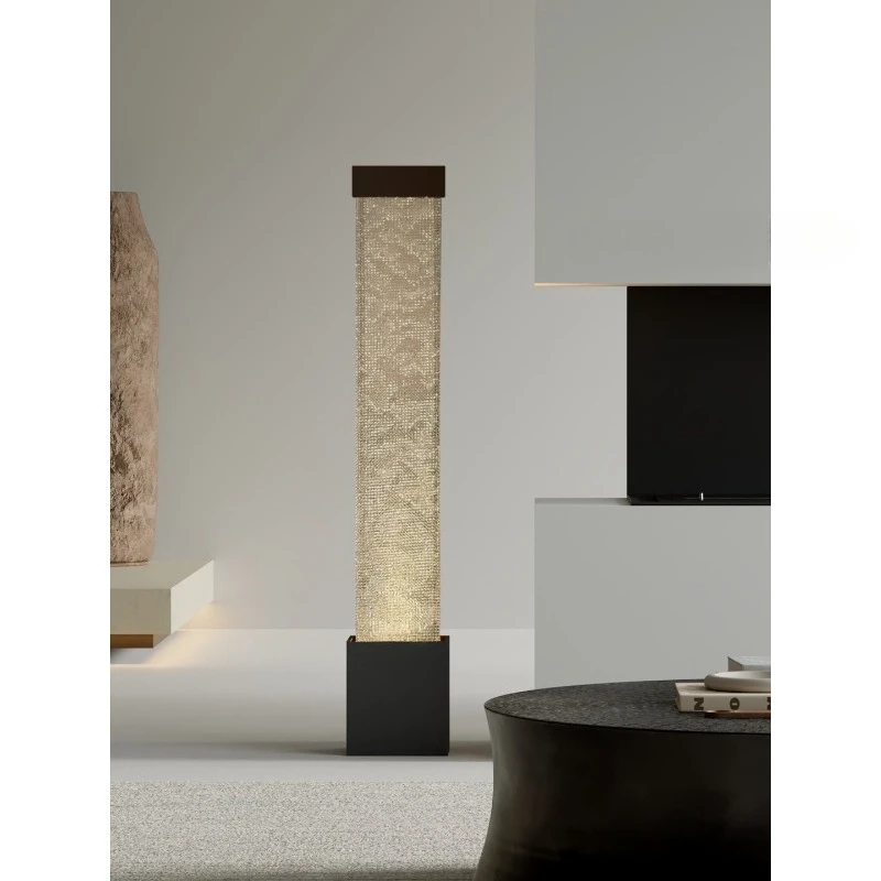 Modern Light Luxury Flowing Water Ornament, Living Water Feature TV Cabinet Floor-to-ceiling Wall Entrance Decoration