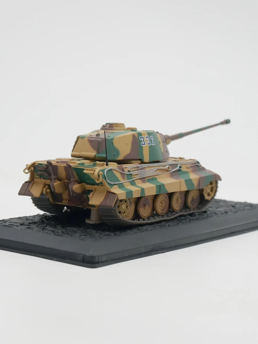 Moulé sous pression Ixo 1:72 échelle Pz.Kpfw VI Tiger II Ausf.B char tigre allemand modèle militaire en alliage modèle de voiture jouet à collectionner cadeau Souvenir
