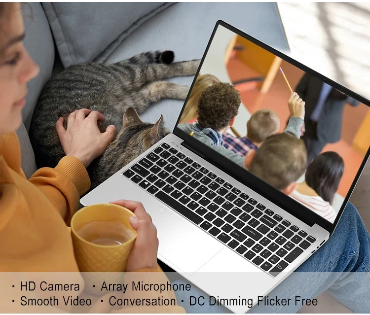 15.6インチクアッドコアビジネスノートブック,i7,j4125,j4105,n5095,n5100