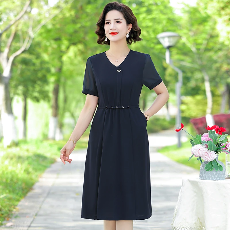 Summer Chiffon Beach Midi Dresses Vintage Boho Floral Sundress Elegant Women Bodycon Party Vestidos