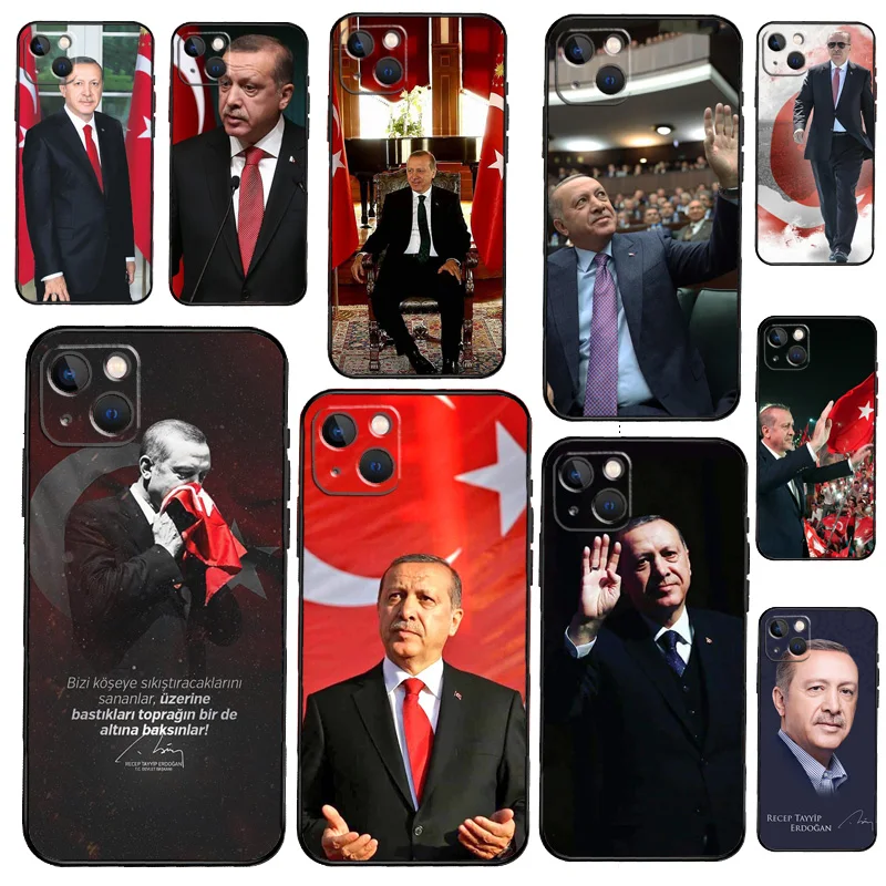 President Turkey Recep Tayyip Erdogan Bumper Phone Case For iPhone 11 12 13 14 15 16 Pro X XR XS Max Plus Back Cover