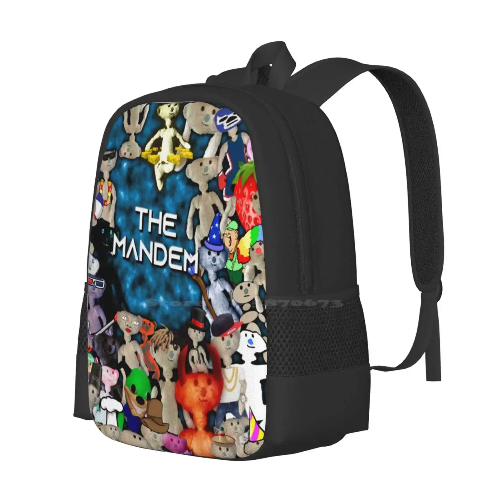 Der Mandem-Bär Neuankömmlinge Unisex Taschen Studenten tasche Rucksack tragen Alpha Doggle Ted Mandem