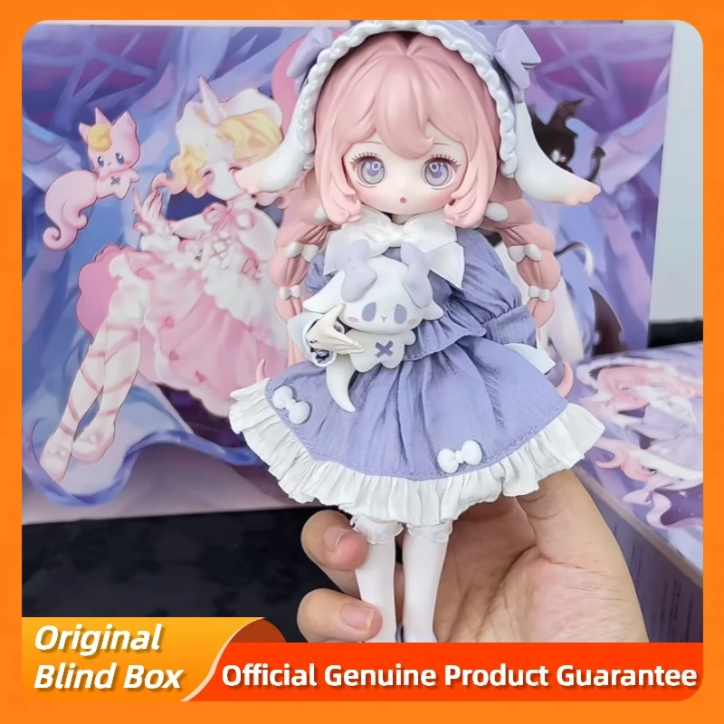 

Подлинная серия Lulu Elf Story Bjd слепая коробка Kawai шарнирная подвижная кукла украшения модель игрушки Lulu Elf загадочная коробка подарок