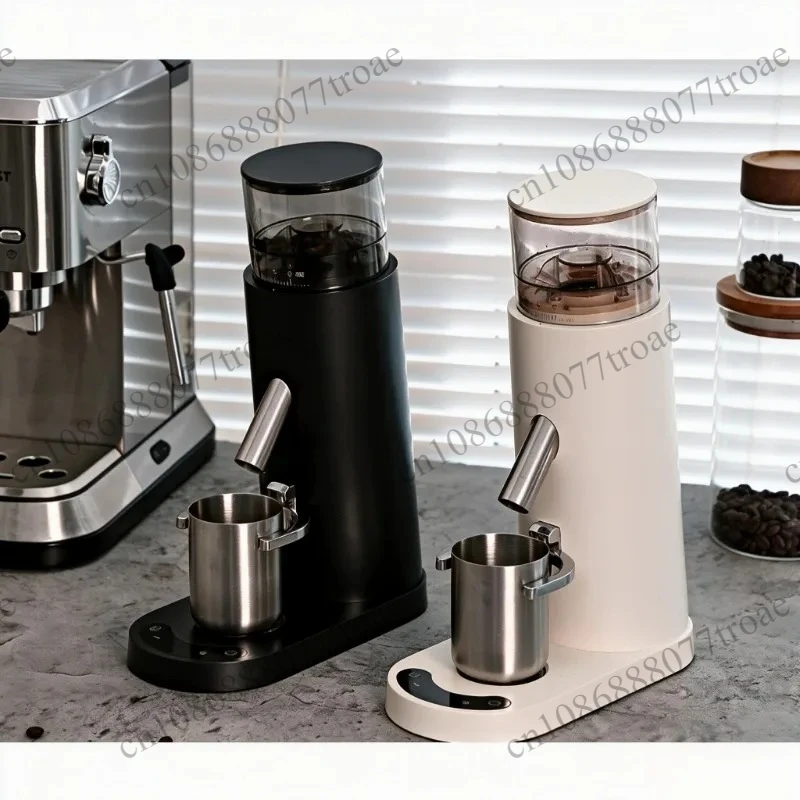 Commercial Coffee Bean Grinder, Hand Brew & Espresso Coffee Mill, Adjustable Coarseness Small Grinder Machine