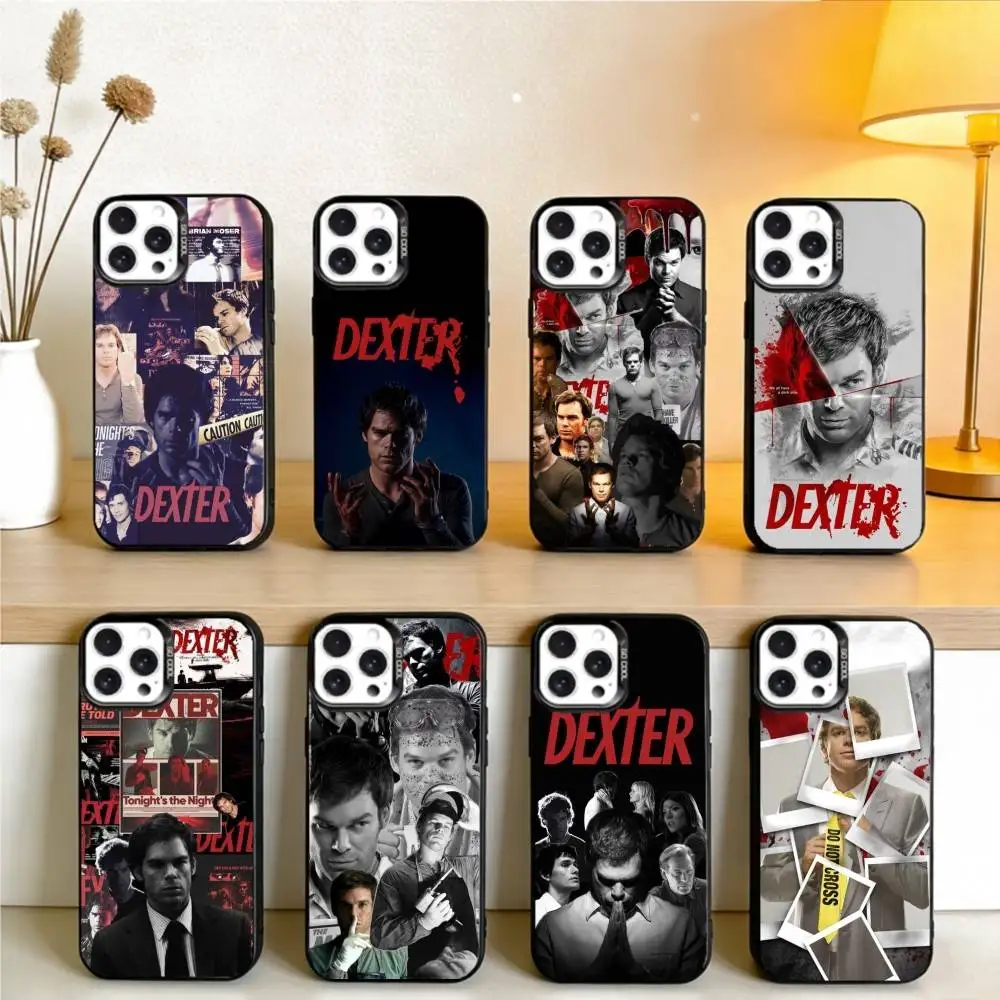 

D-Dexter Morgan Movie Phone Case For iPhone 16,15,14,13,12,17,Pro,MAX Black Matte Shockproof Cover