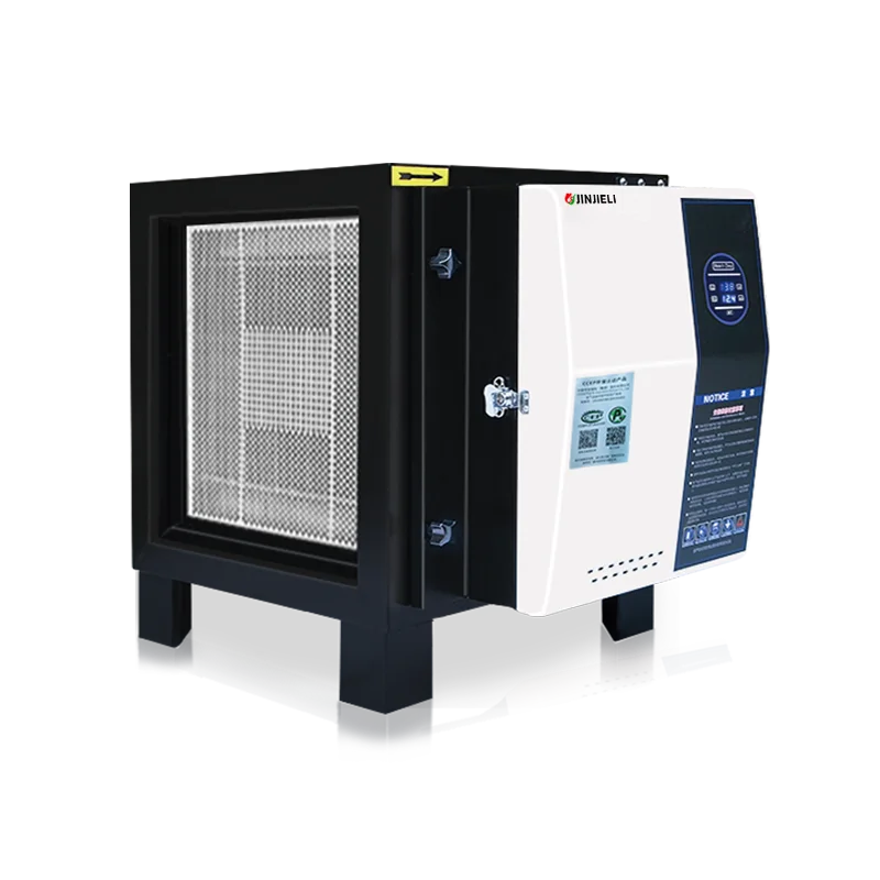 Commercial ESP Electrostatic Precipitator Fume Purifier 98% Hotel Kitchen Smoke Removal 4000m³/h Gas Handling Machinery