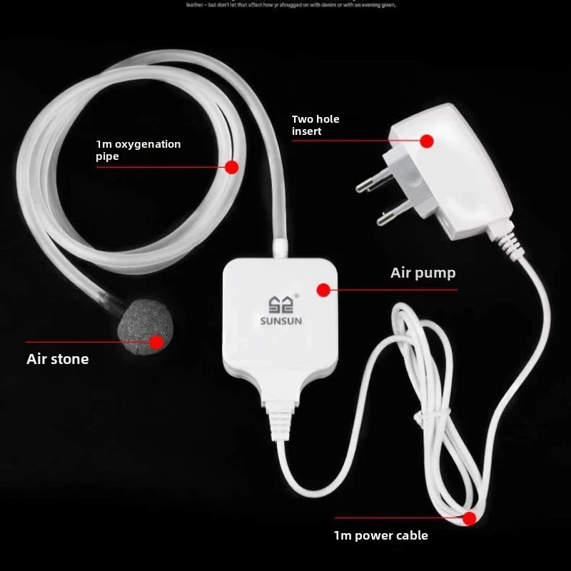 Ultra silent Aquarium air pump Air compressor Oxygen Airpump Single amp Double Outlet 220-240V