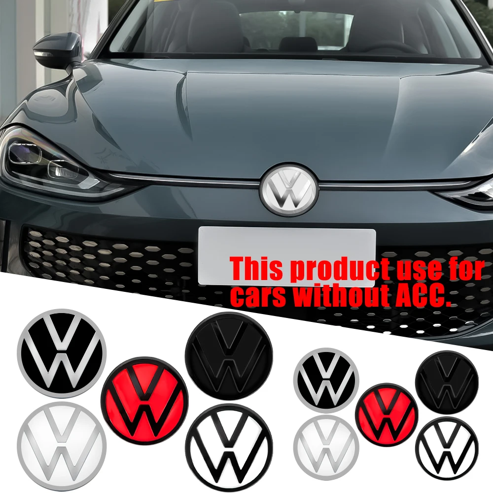 Car Front Hood Rear Trunk Emblem Cover Decor For Volkswagen VW Golf8 MK8 Passat Variant Arten CC Polo T-ROC 2021 2022 2023 ID.3