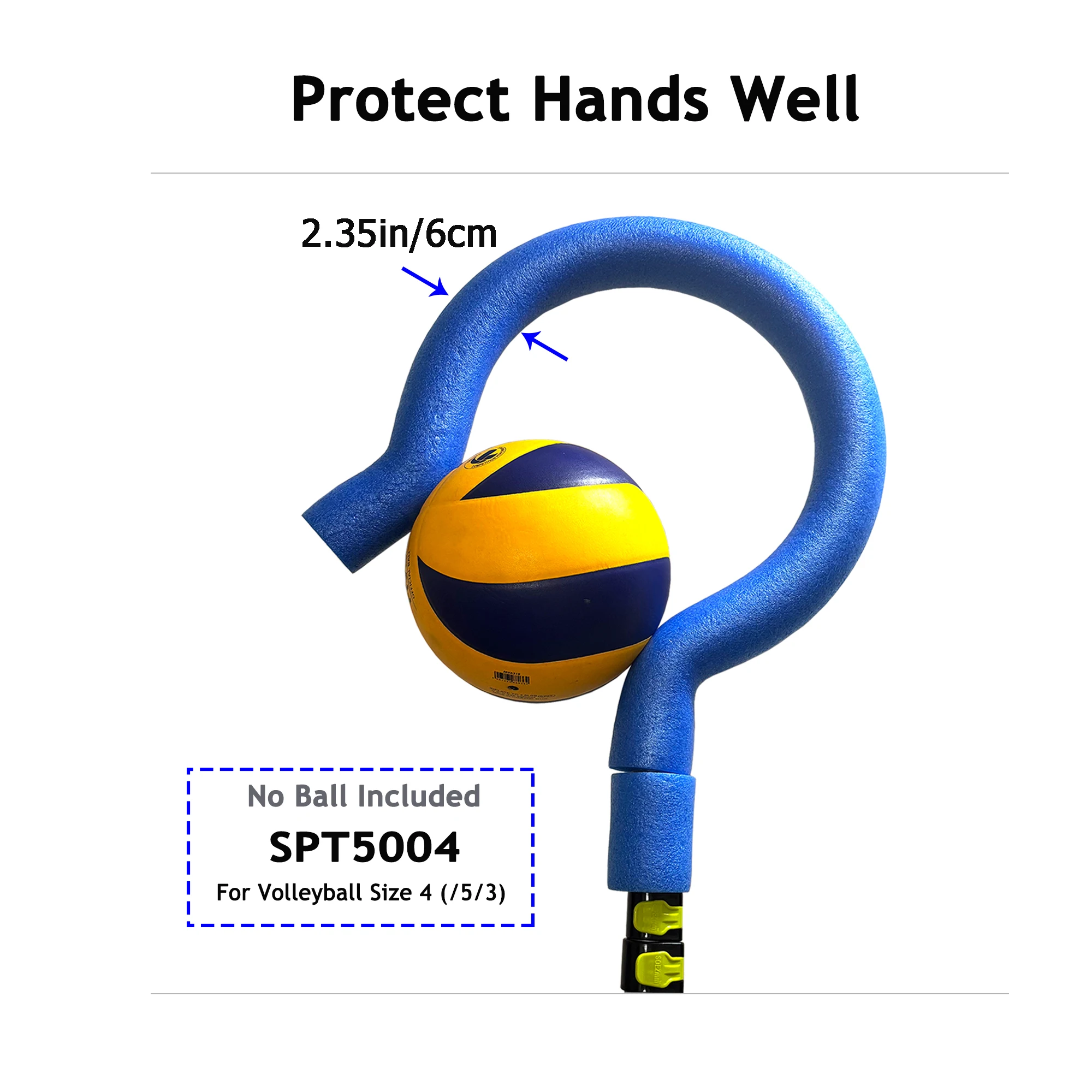 SOEZmm Volleyball Spike Trainer Pro SPT500(3 SIZES)  – Premium Training Aid for Spiking, Serving & Blocking –Question Mark Hook
