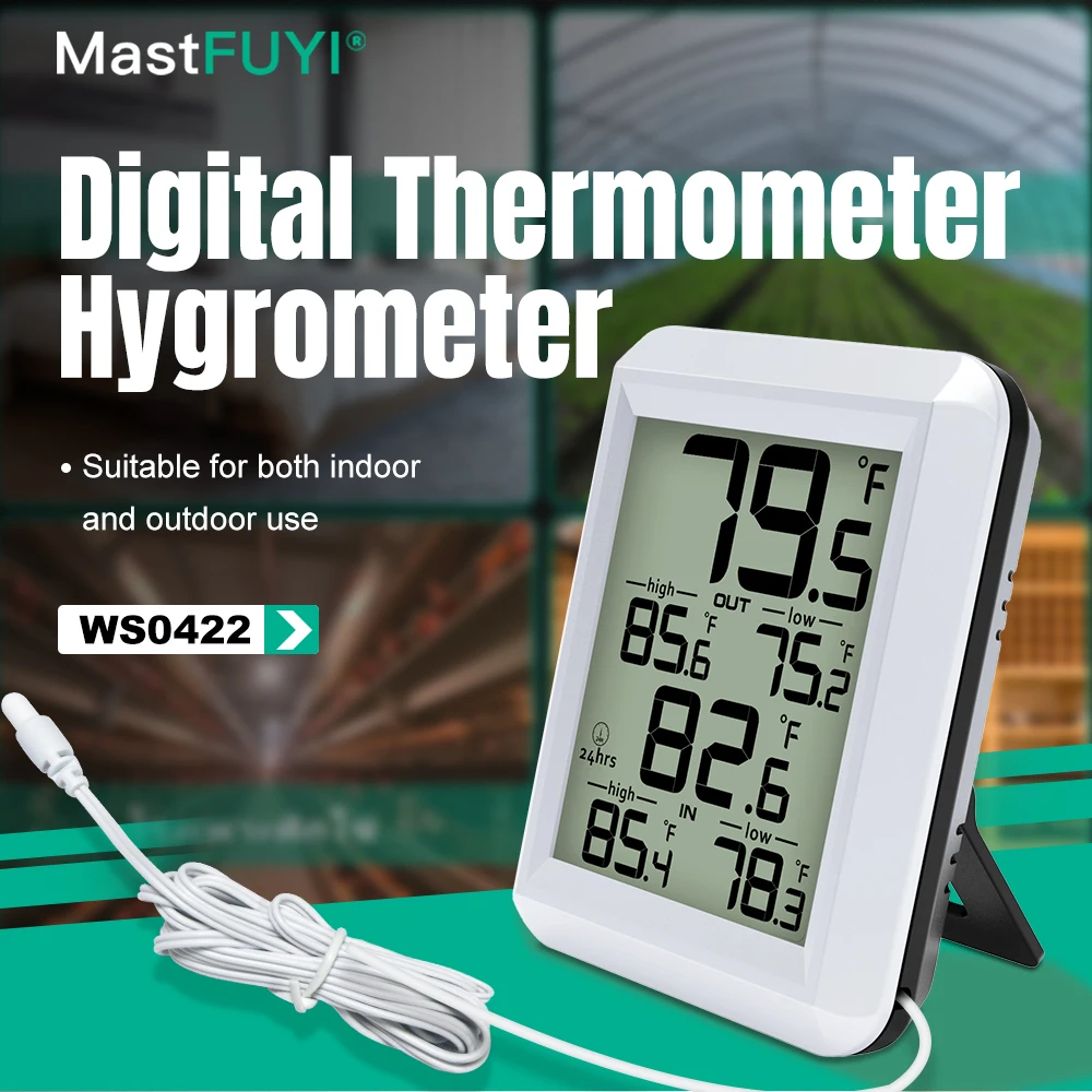 Weather Station Alarm Clock Thermometer Hygrometer  Wireless Sensor Sunrise And Sunset Hygrothermograph WS0422