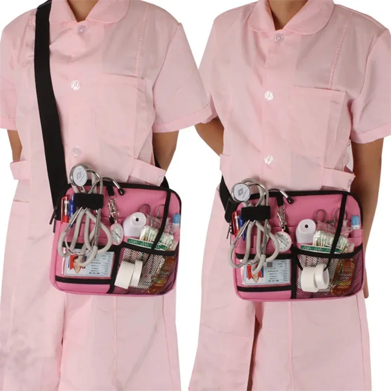 Nurse Fanny Pack Multi Pocket Waist Organizer Belt with Adjustable Waist Strap Nurse Waist Pouch Organizer Pouch Portable