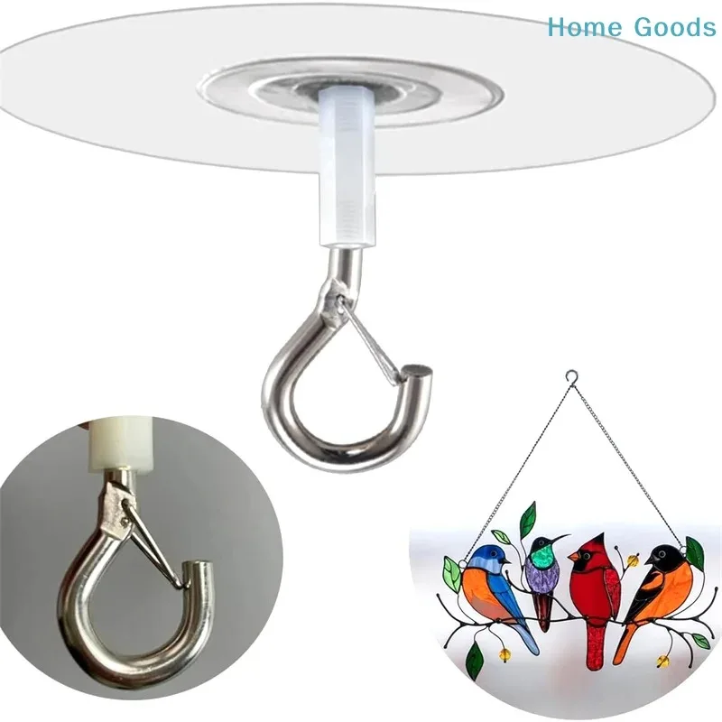 Strong Adhesive Hooks For Walls Ceilings Lanterns Planters Hanging Solution Removable Plant Hanger Hooks