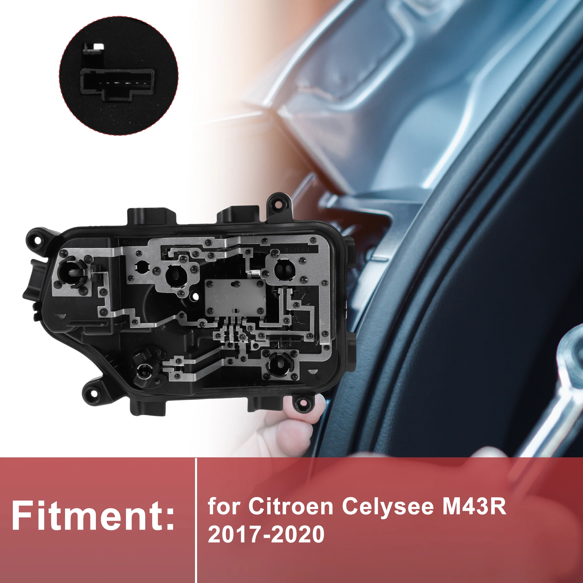 

UXCELL 1 шт. левый разъем заднего фонаря для Citroen Celysee M43R 17-20 разъем лампы