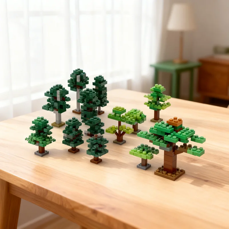 16946pcs MOC Tree Set City Model Building Blocks DIY Gift Creative Collectible Display Decor Premium Adult Kids Desk Home Toy