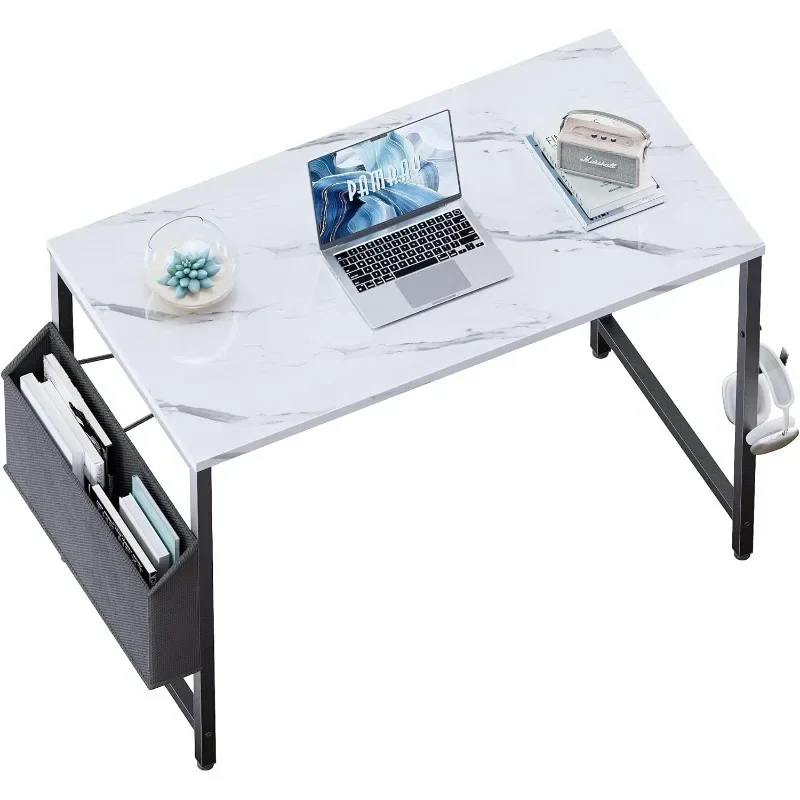 32 Inch Computer Desk for Small Spaces with Storage Bag, Home Office Work Desk with Headphone