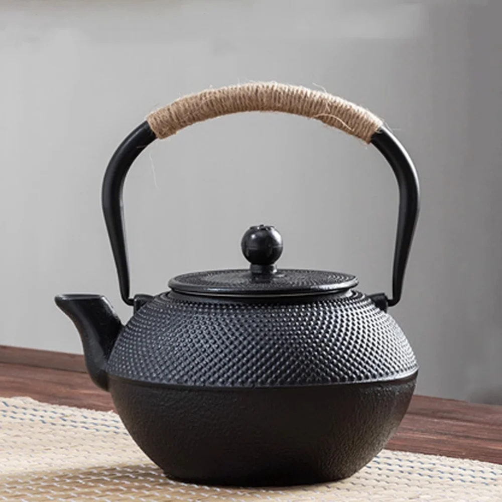 Japanese Iron Tea Pot Teaware with Stainless Steel Infuser Antique Tetsubin Tea Kettle 600/800/1200ML Cast Iron Teapot